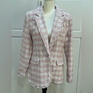Steve Madden pink Tulle lined Jacket size L
